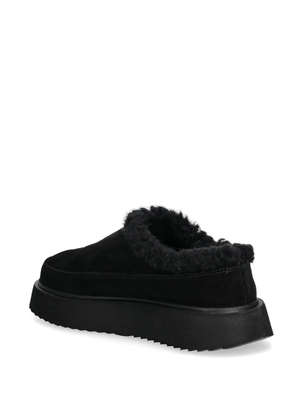 Inuikii Classic Micro slippers met lammy afwerking Zwart