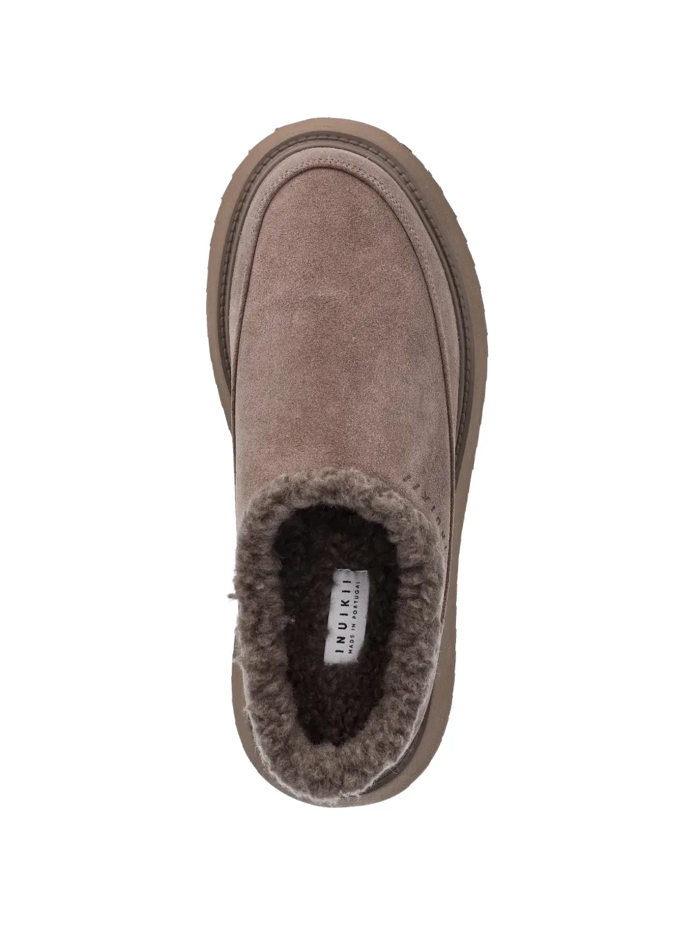 Inuikii Classic Micro slippers met plateauzool Beige