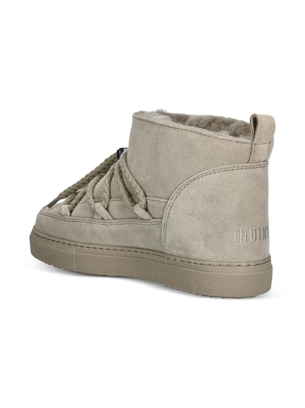  Inuikii Braided Lace-up Boots - Neutrals 