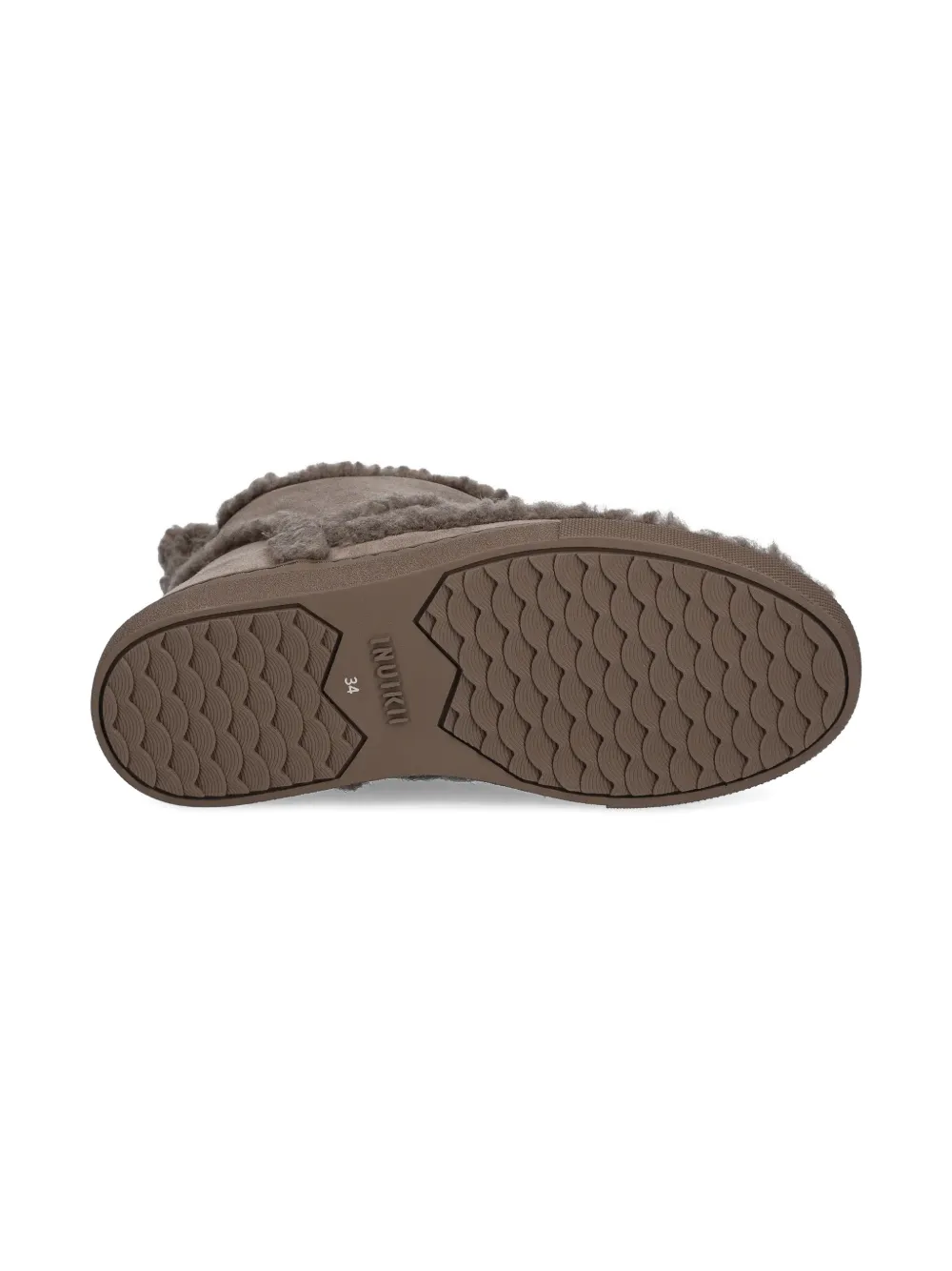 Inuikii Laarzen met ronde neus en fleece afwerking Grijs