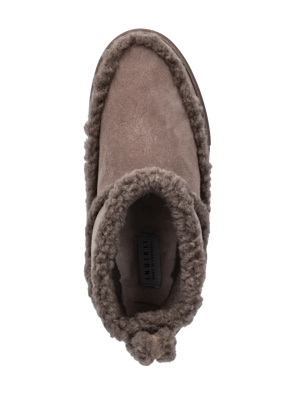 Inuikii Laarzen met ronde neus en fleece afwerking Grijs