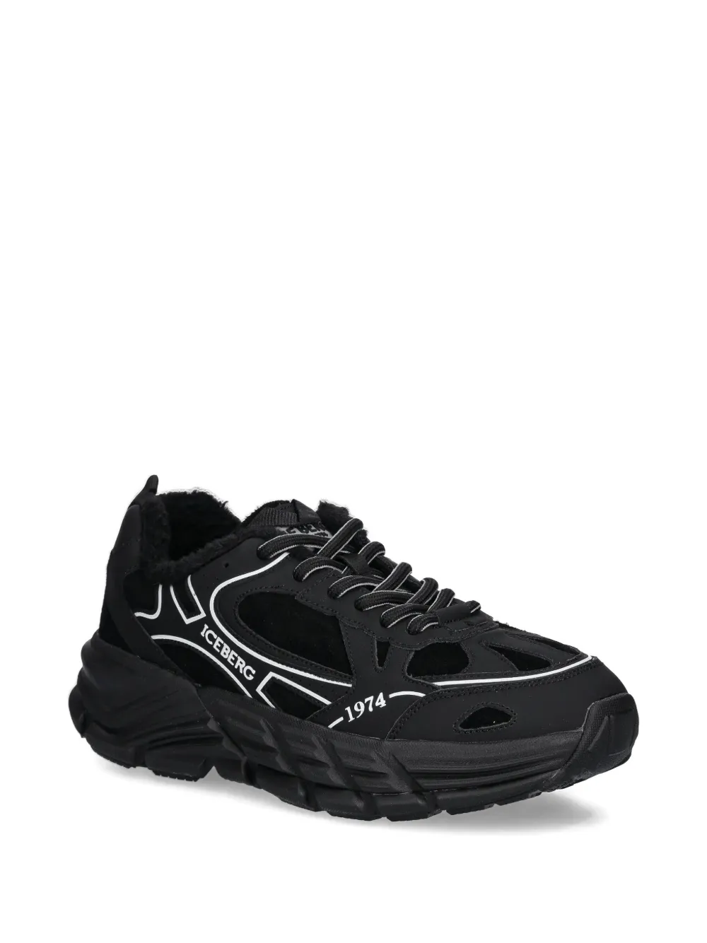 Iceberg ICB One sneakers Zwart