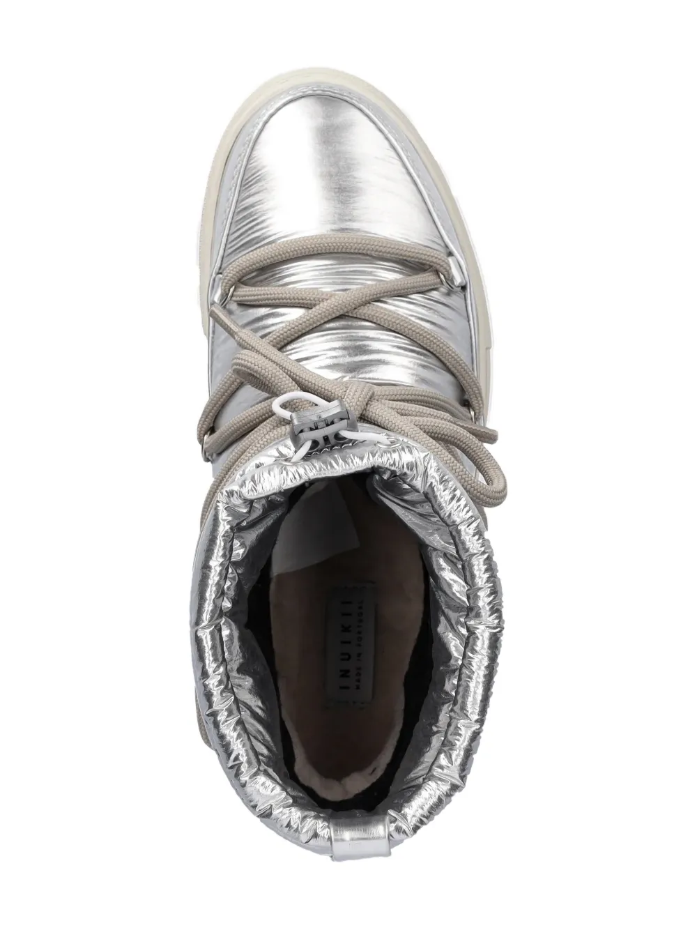 Inuikii Mountain enkellaarzen met veters Zilver