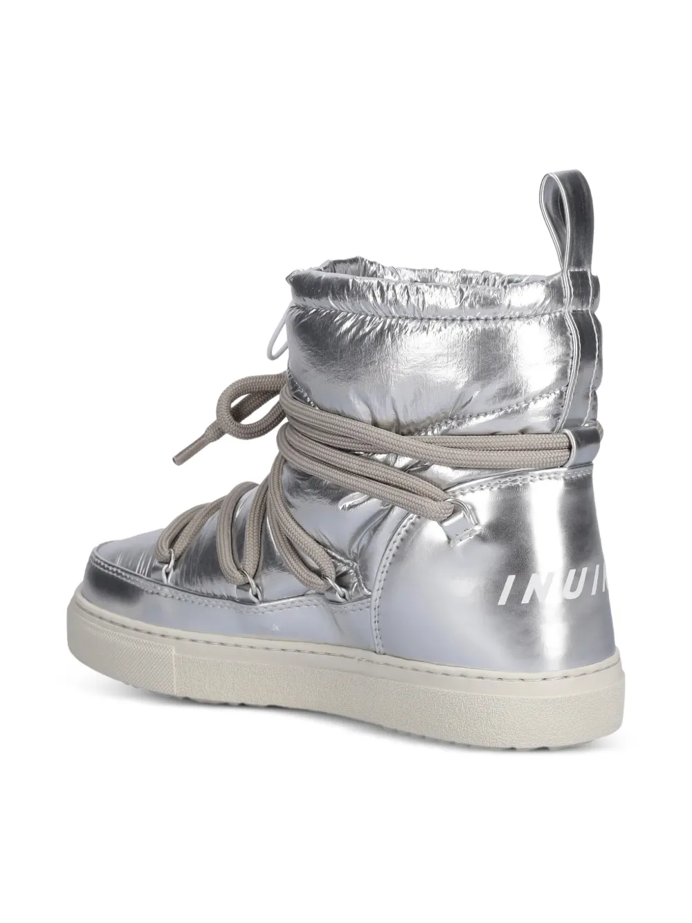  Inuikii Mountain Lace-up Ankle Boots - Silver 