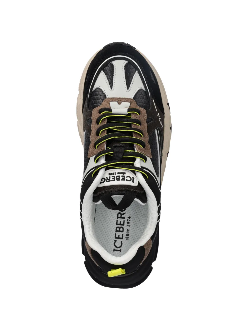 Iceberg Sneakers met logo Zwart