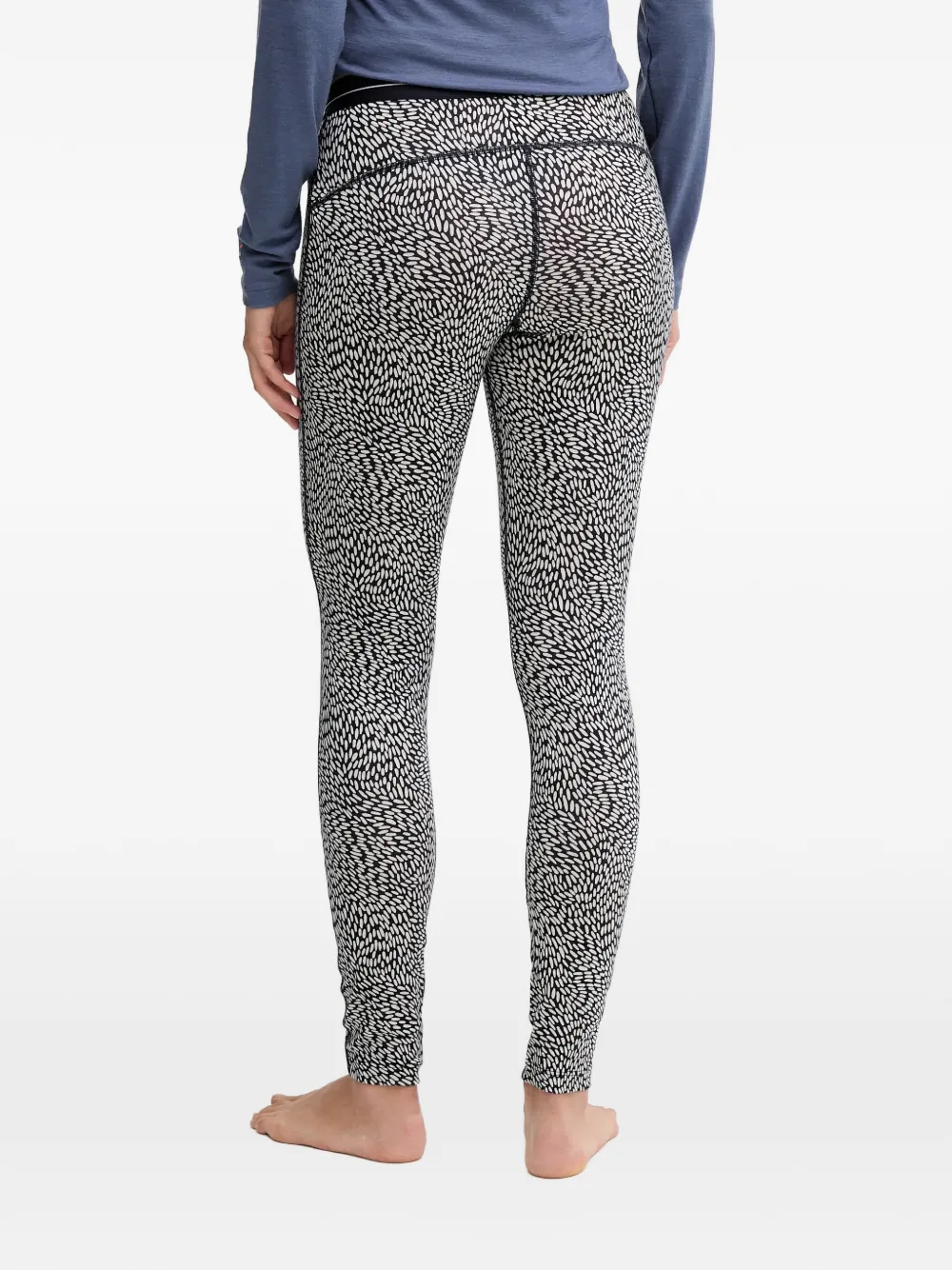  Icebreaker Printed Leggings - Blue 