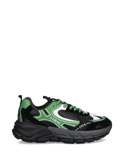 Iceberg appliqué lace-up sneakers