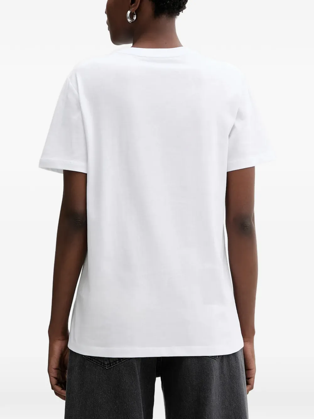  Iceberg Logo-embroidered T-shirt - White 