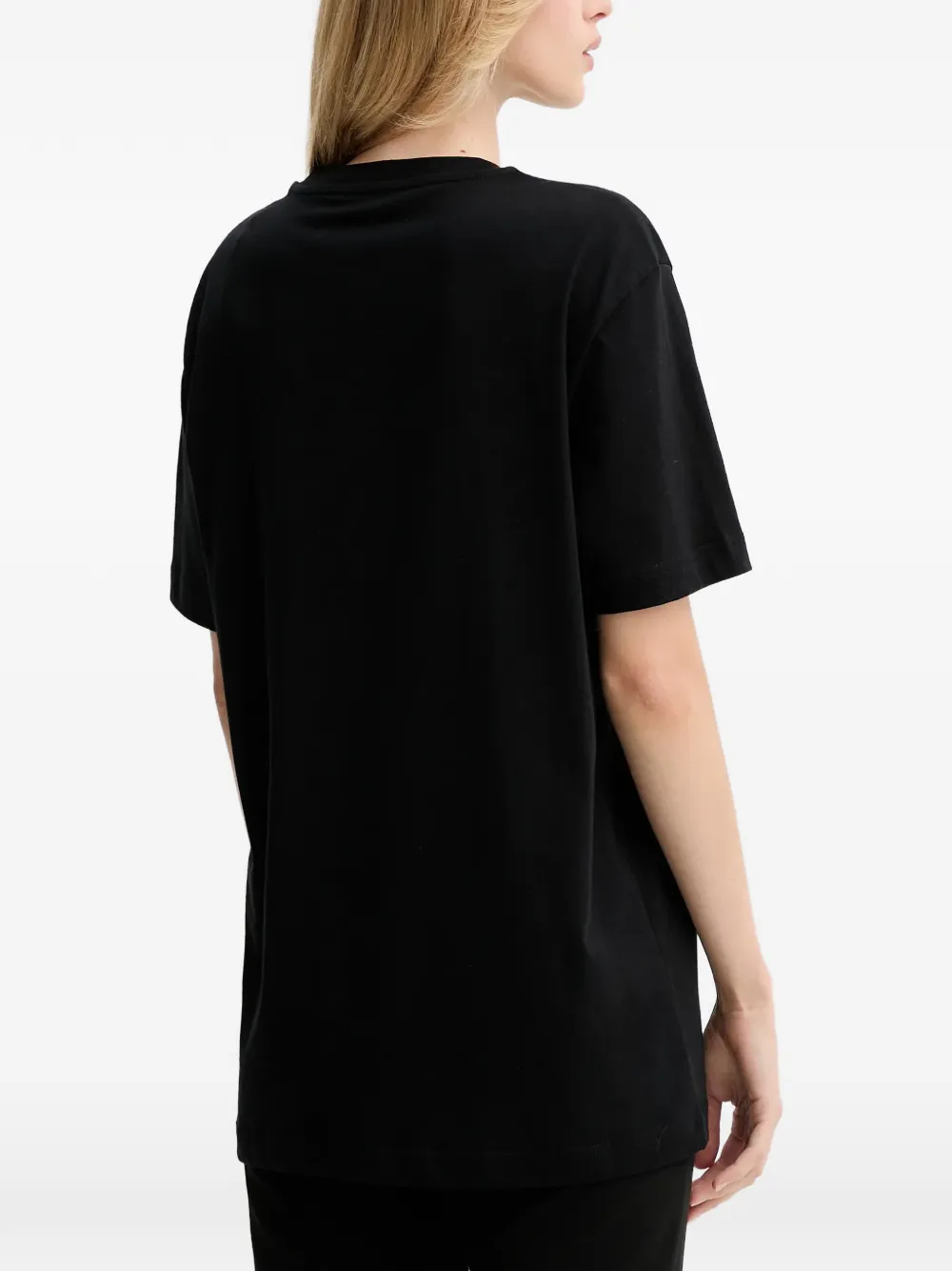 Iceberg T-shirt met geborduurd logo Zwart