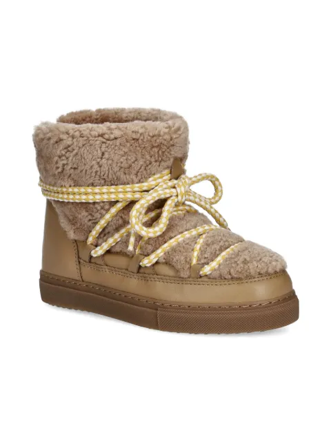Inuikii Curly shearling lace-up boots