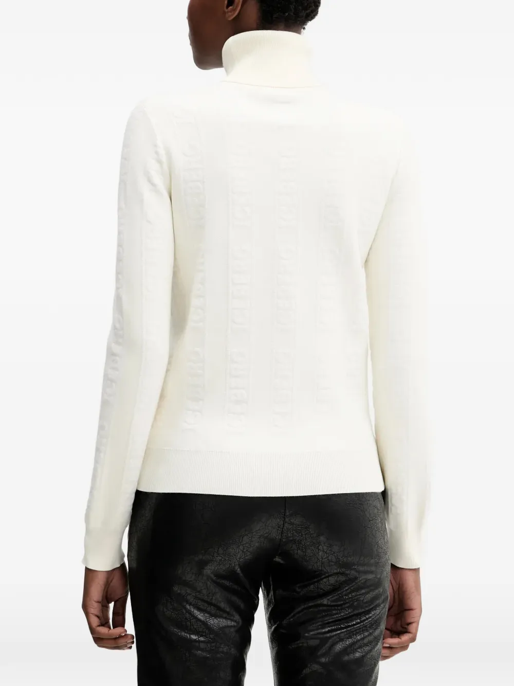  Iceberg Turtleneck Sweater - Neutrals 