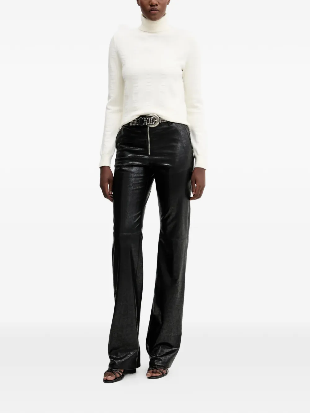 Iceberg Turtleneck Sweater - Neutrals 