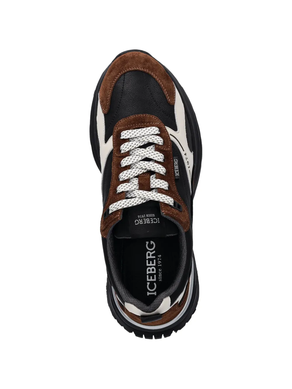 Iceberg Sneakers met vlakken Zwart