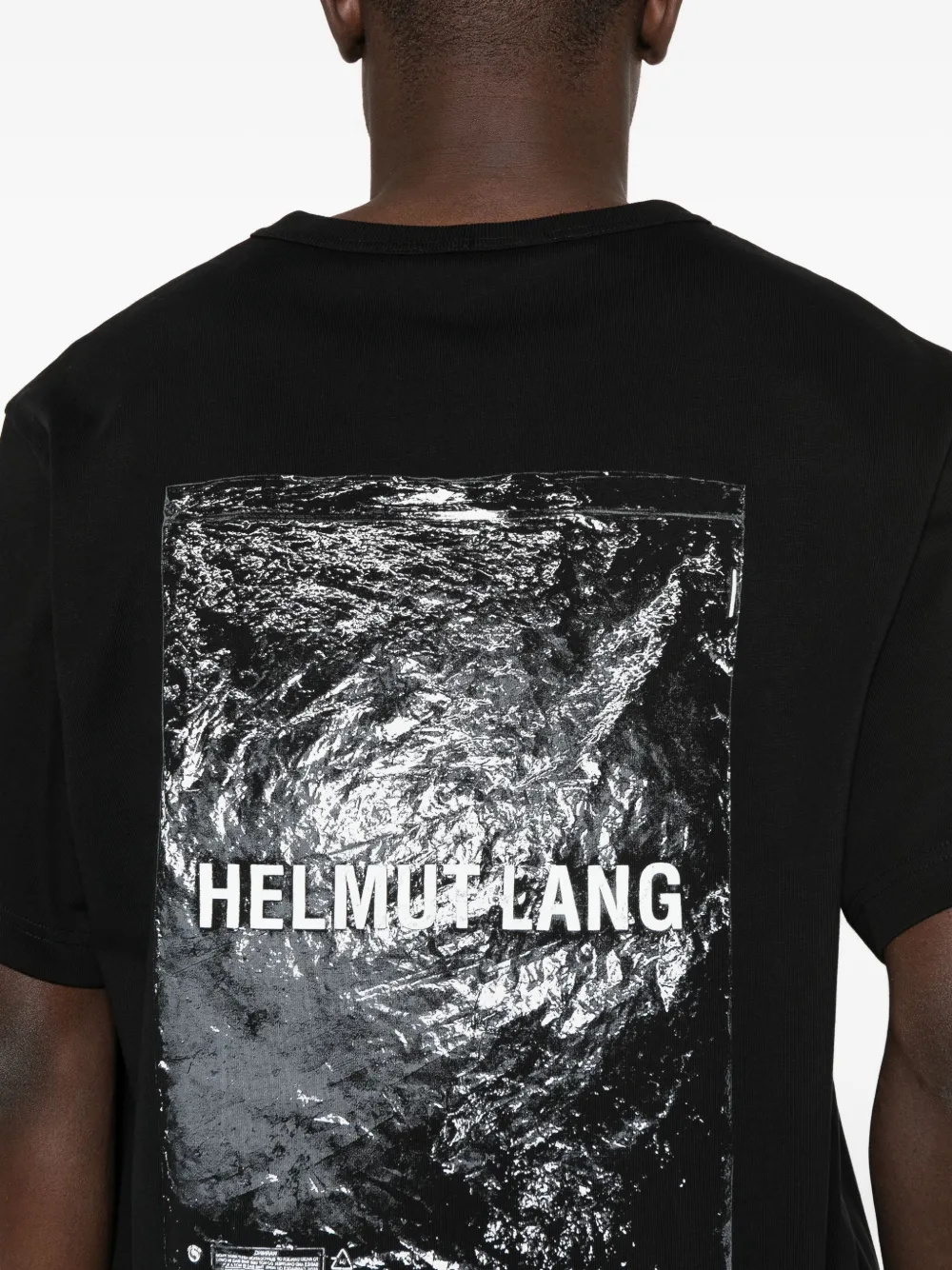 Helmut Lang T-shirt met logoprint Zwart