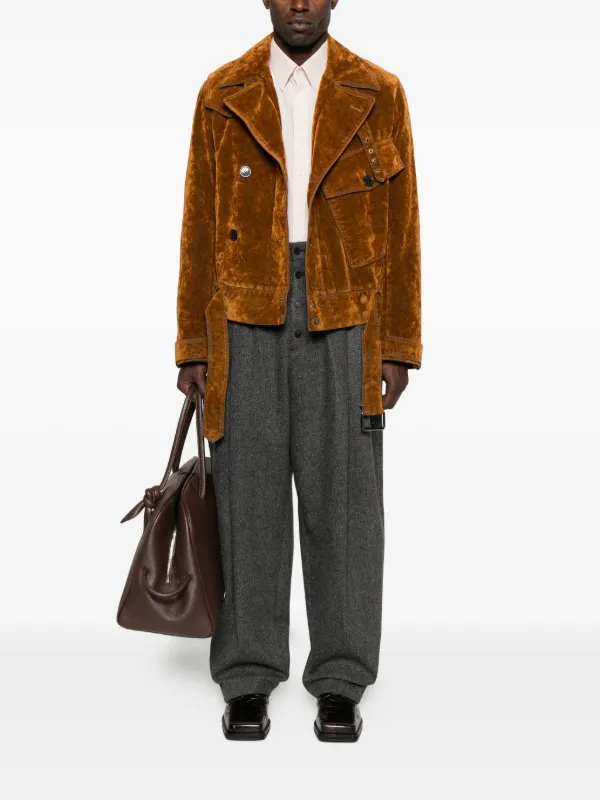 Jacquemus The Fernando Tailored Trousers | Grey | FARFETCH JO