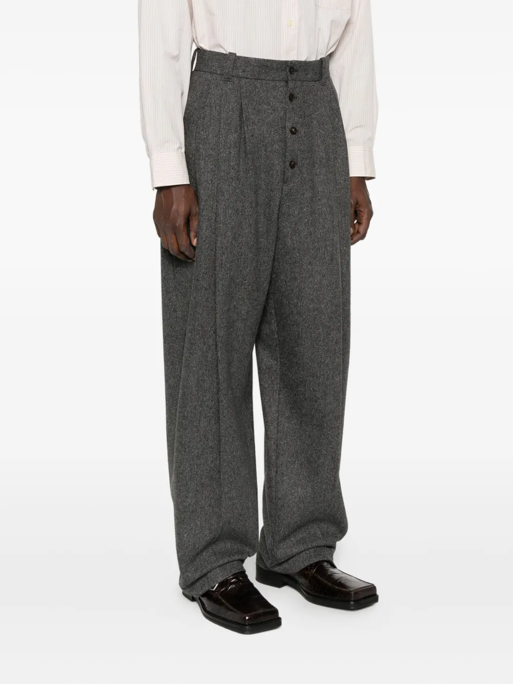 Jacquemus LE PANTALON FERNANDO Grijs