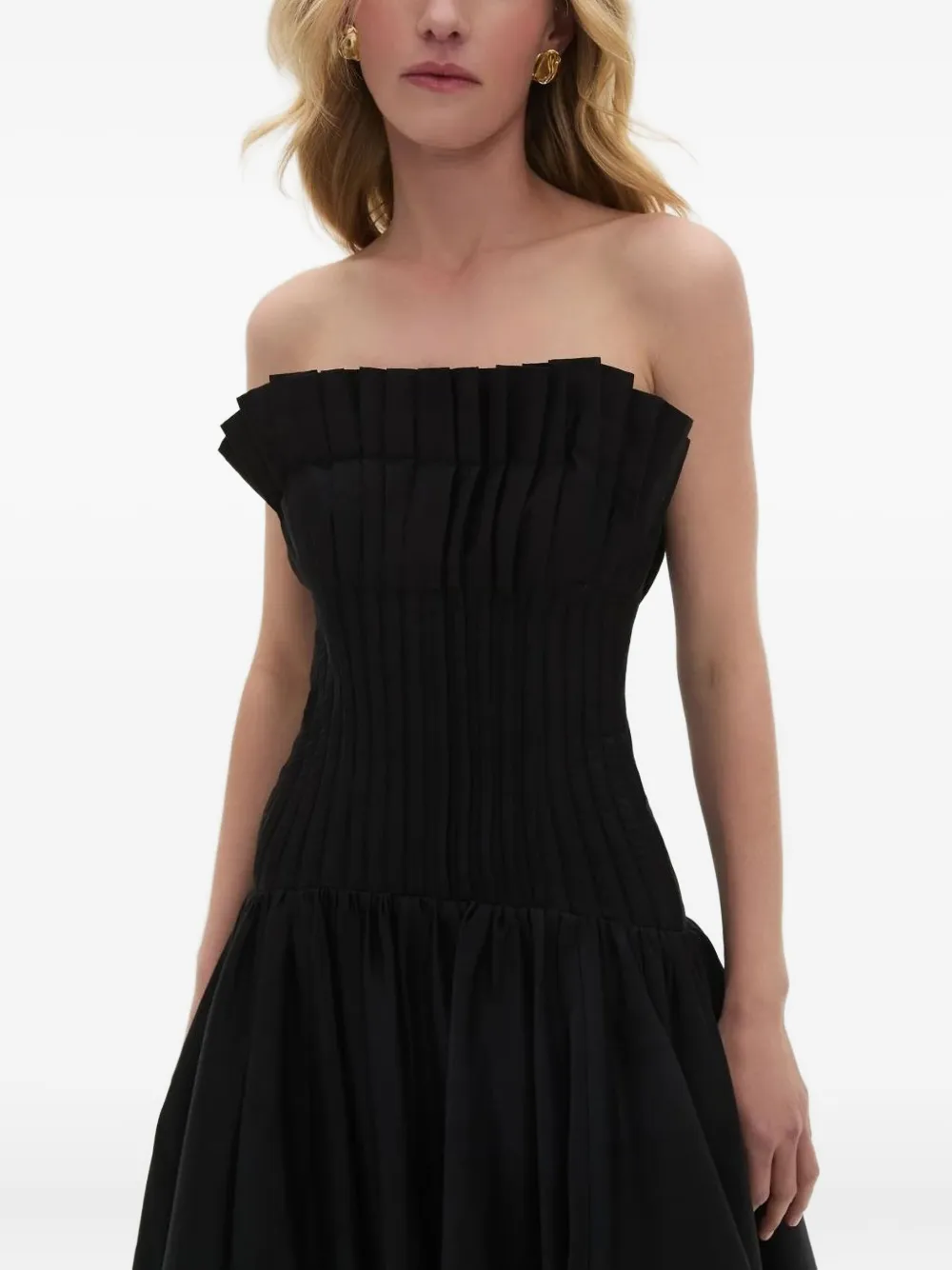 Aje vestido midi Ivy | negro | Image 1