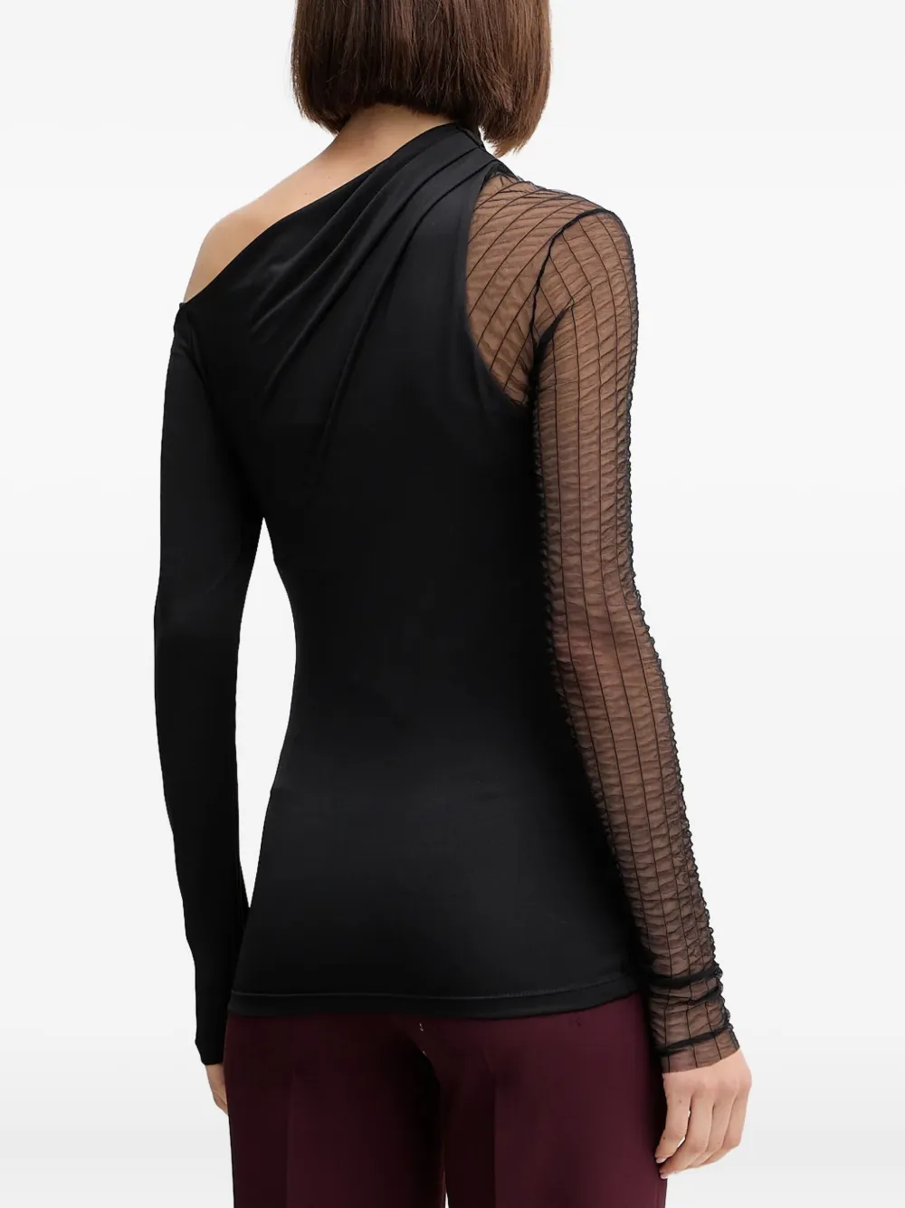 Simona Corsellini One-shoulder Top In Black