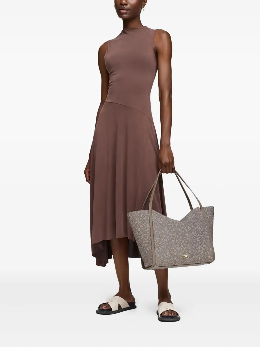 Tous Large Kaos Tote Bag In Gray