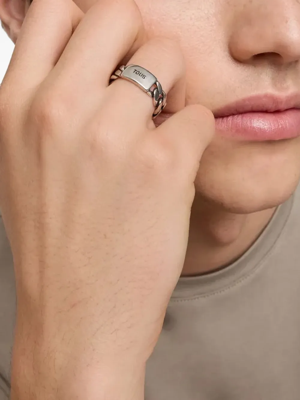 TOUS anillo con logo grabado | Image 2