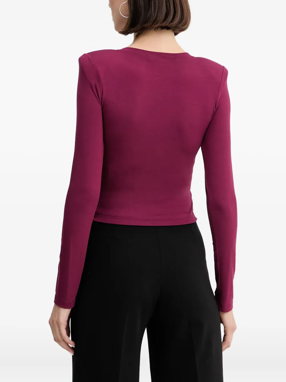  Simona Corsellini Knot-detail Top - Purple 