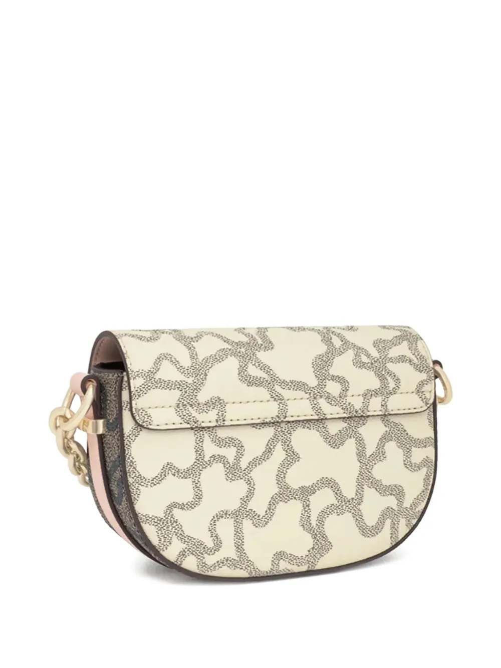Tous Mini Kaos Crossbody Bag In Neutral