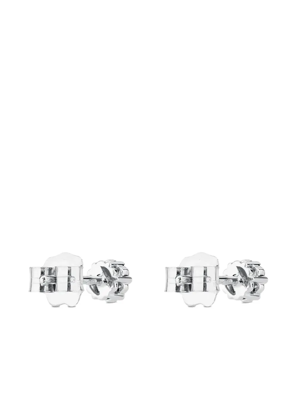 18k White Gold Diamond Stud Earrings