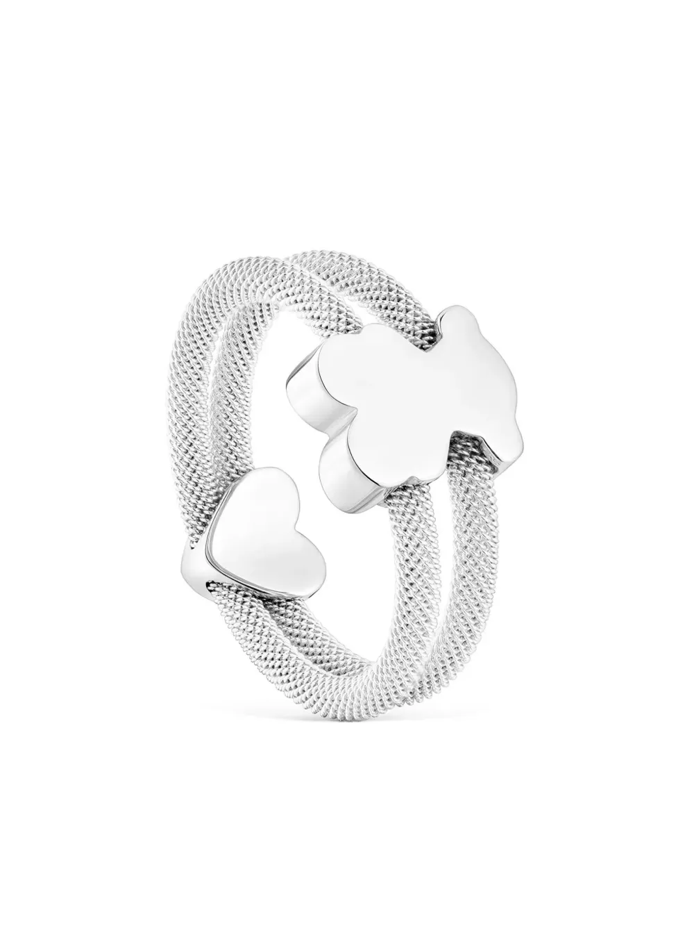 TOUS Icon mesh ring | Silver | Image 1