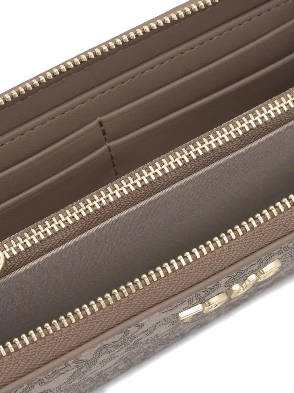 Tous Kaos Mini Lines Wallet In Brown