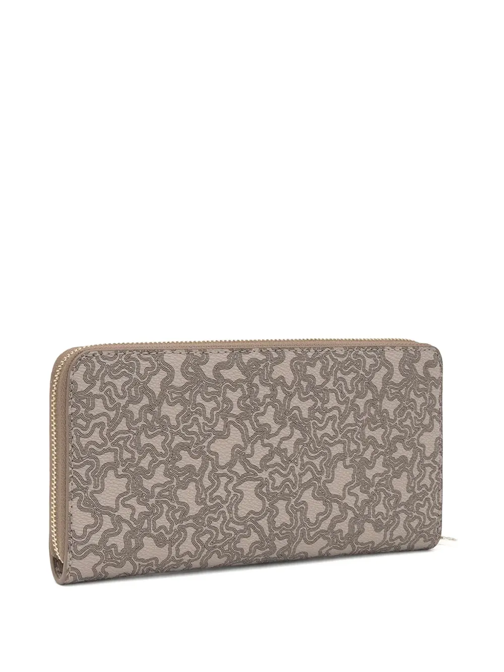 Tous Kaos Mini Lines Wallet In Brown