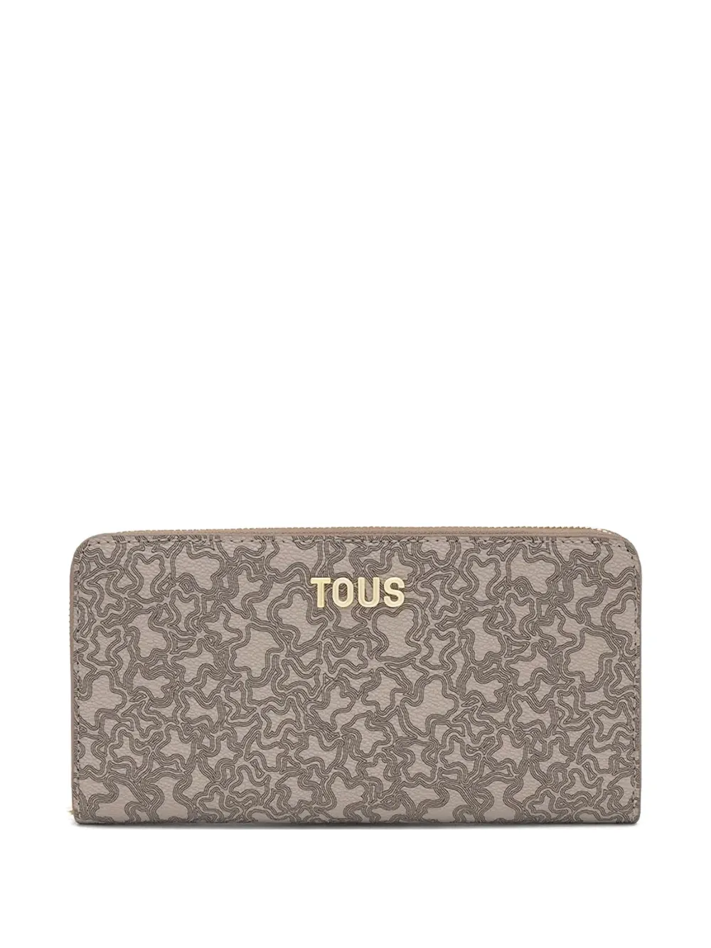 Tous Kaos Mini Lines Wallet In Brown