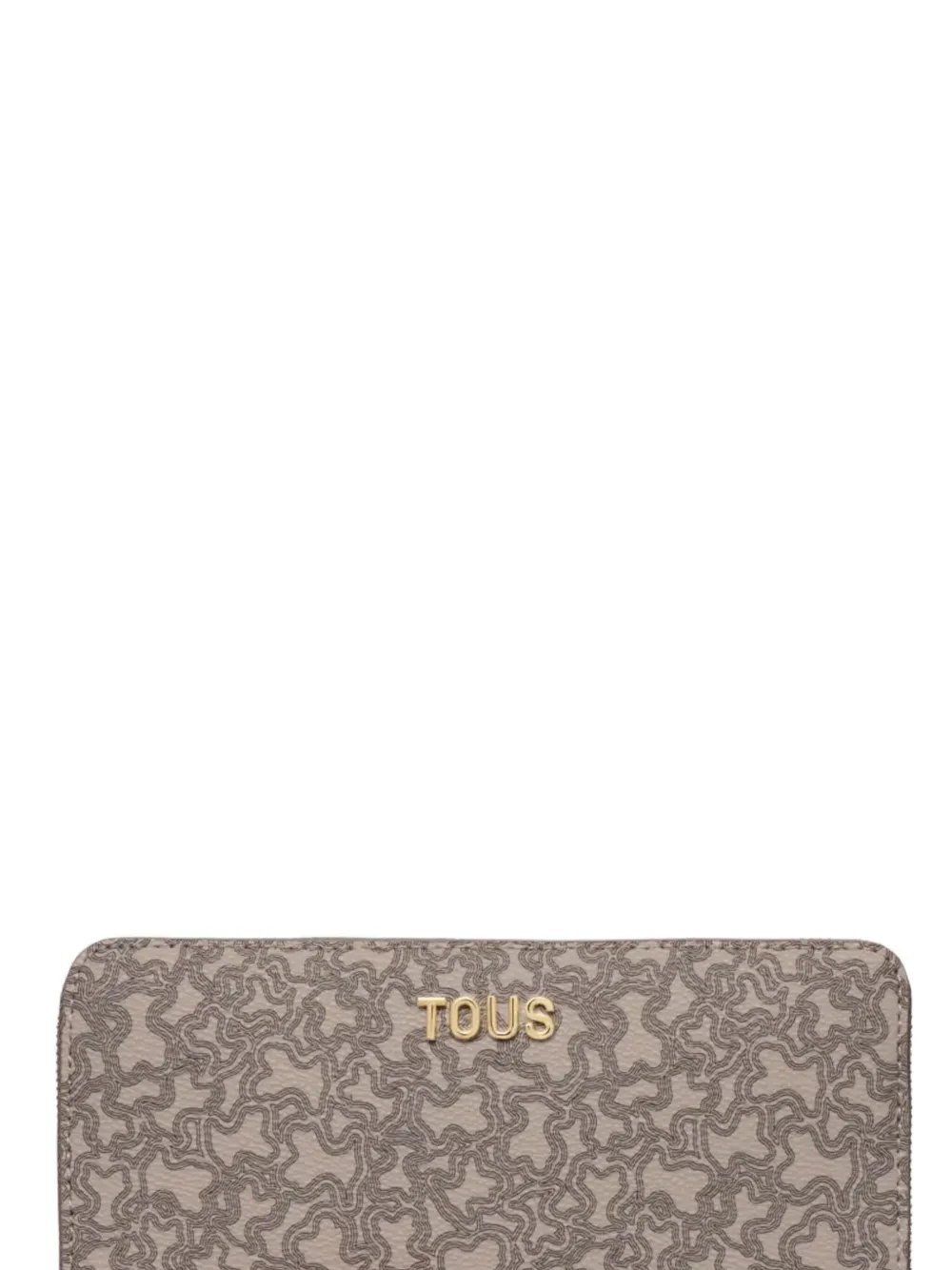Tous Kaos Mini Lines Wallet In Brown