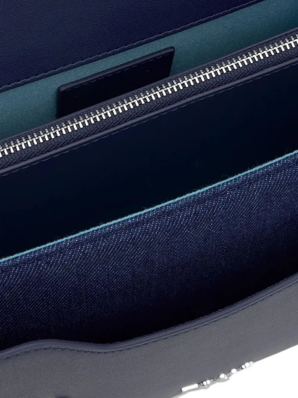 Tous Topstitch-detail Flap-closure Satchel Bag In Blue