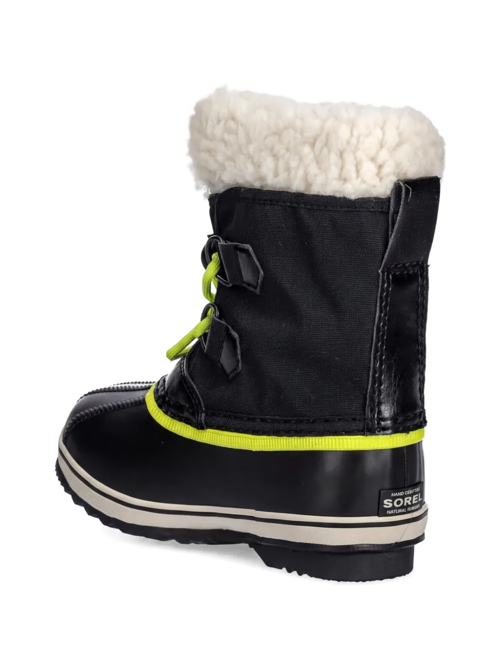 SOREL KIDS Lammy laarzen met neon afwerking Zwart