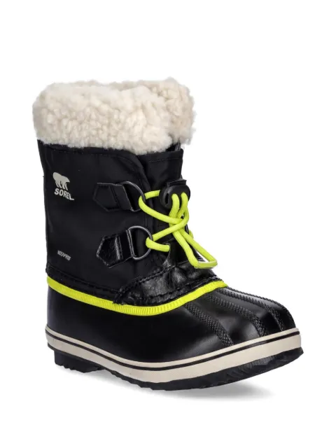 SOREL KIDS Stiefel aus Shearling mit Neonbesatz