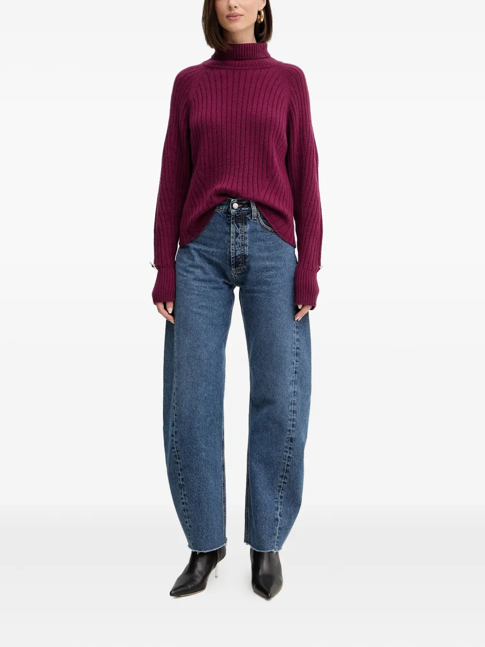 SIMONA CORSELLINI Gerippter Rollkragenpullover | Pullover | Image 2