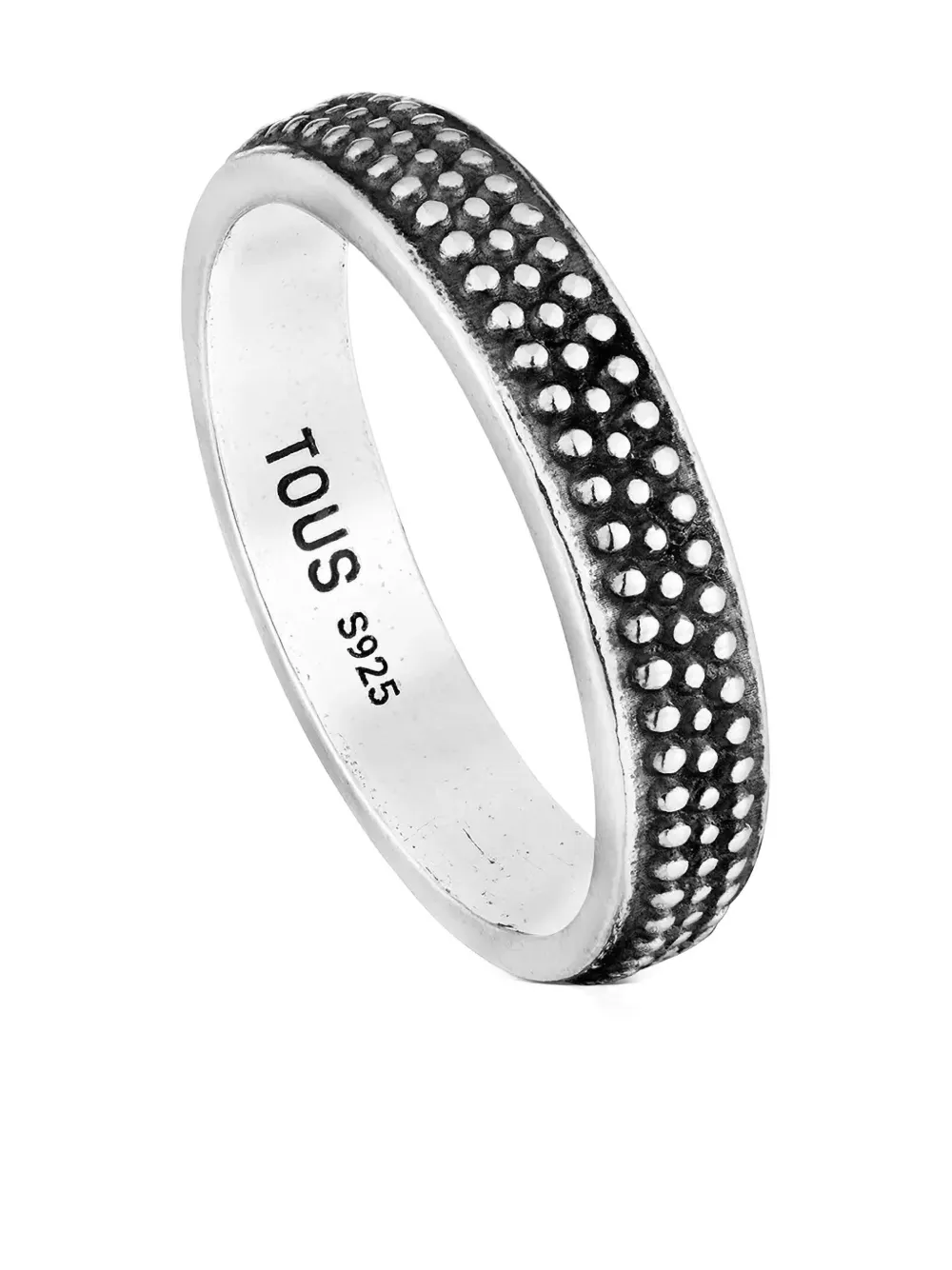 Tous Engraved Ring In Metallic