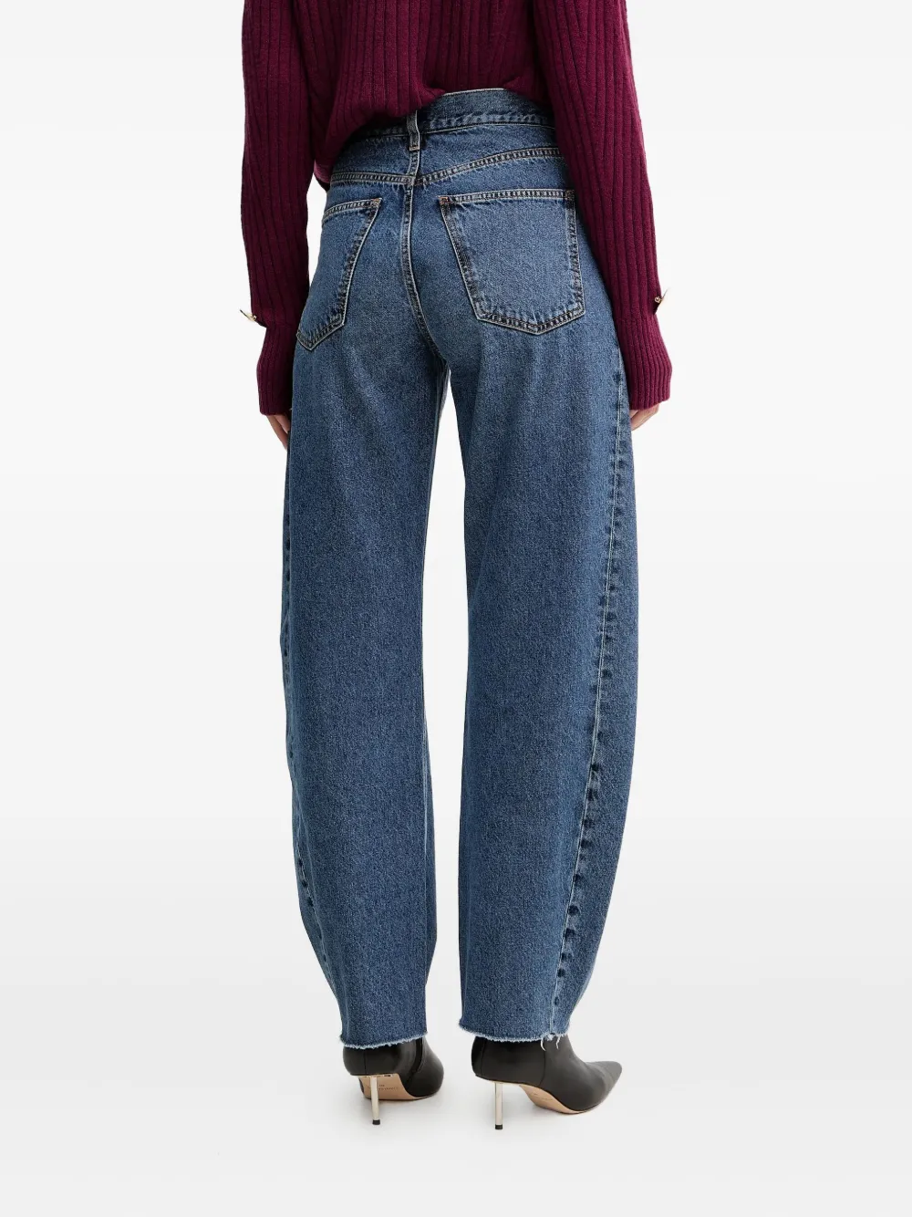  Simona Corsellini Seam-detail Jeans - Blue 