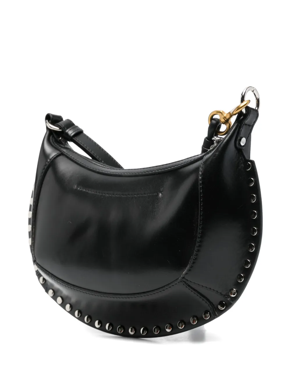 Isabel Marant Oskan Moon Shoulder Bag In Black