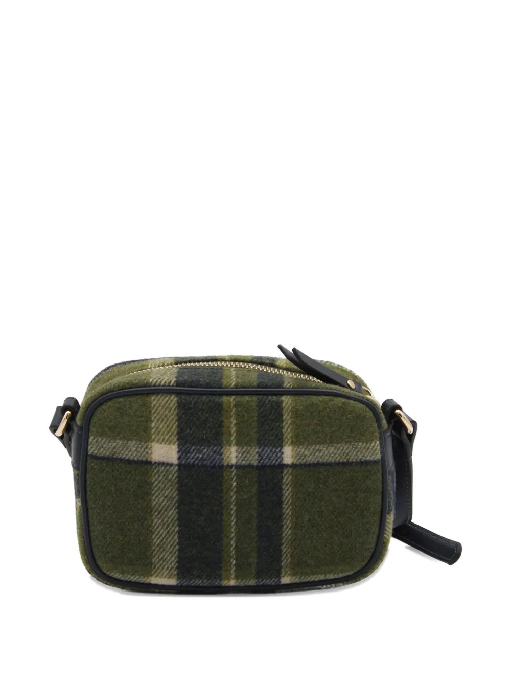 Chloé check-pattern strap bag - Groen