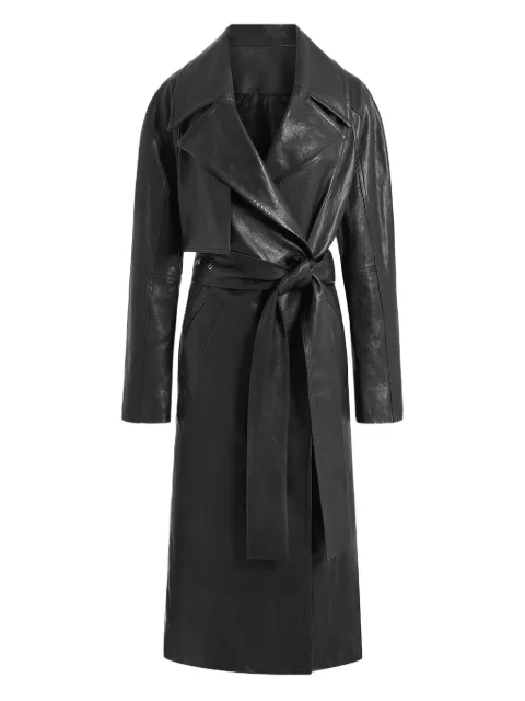 16Arlington Palmi belted leather coat
