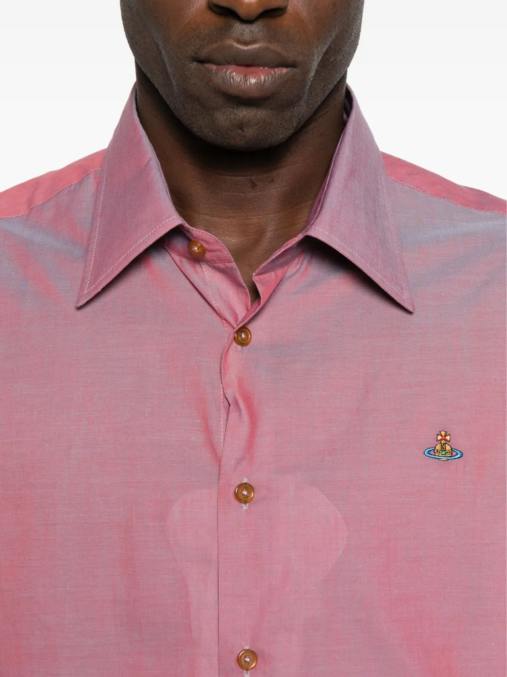 Vivienne Westwood Overhemd verfraaid met Orb-logo Roze