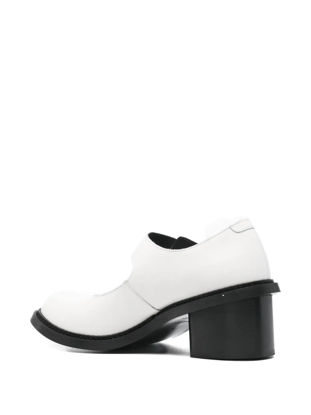 Comme Des Garçons buckled pumps White