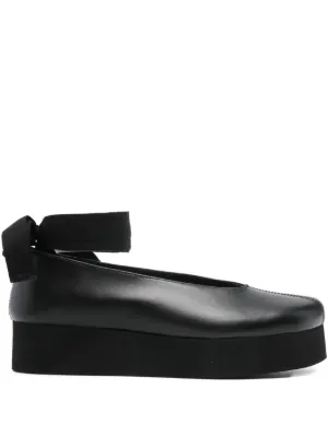 Comme Des Garçons Girl George Cox フラットシューズ | ブラック
