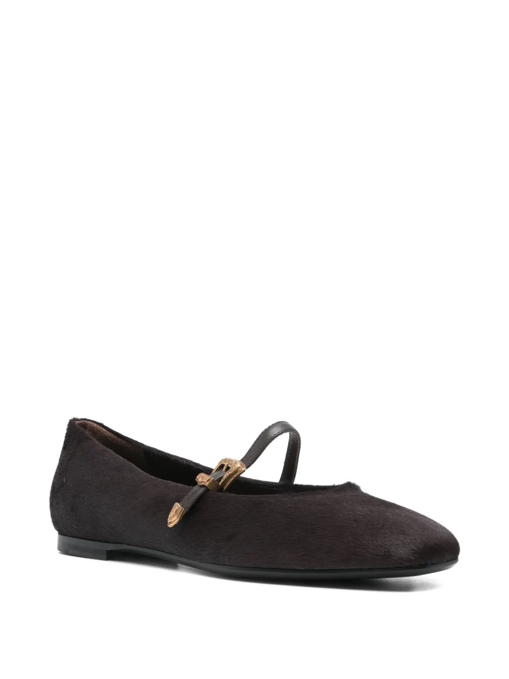 Roberto Festa buckle-detail ballet flats - Bruin