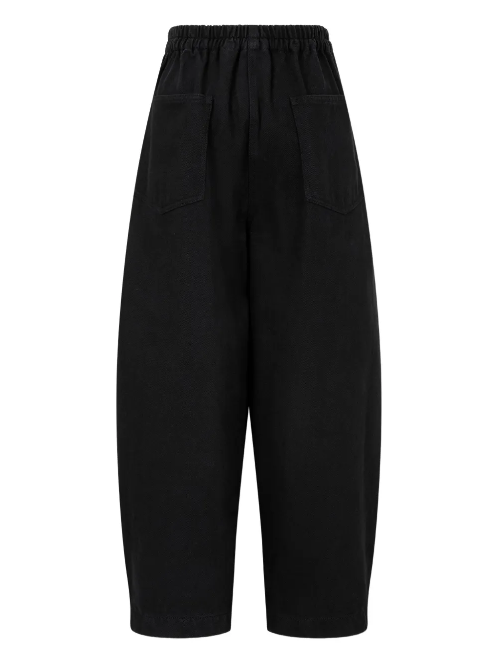 STUDIO TOMBOY Katoenen jeans met elastische taille - Zwart