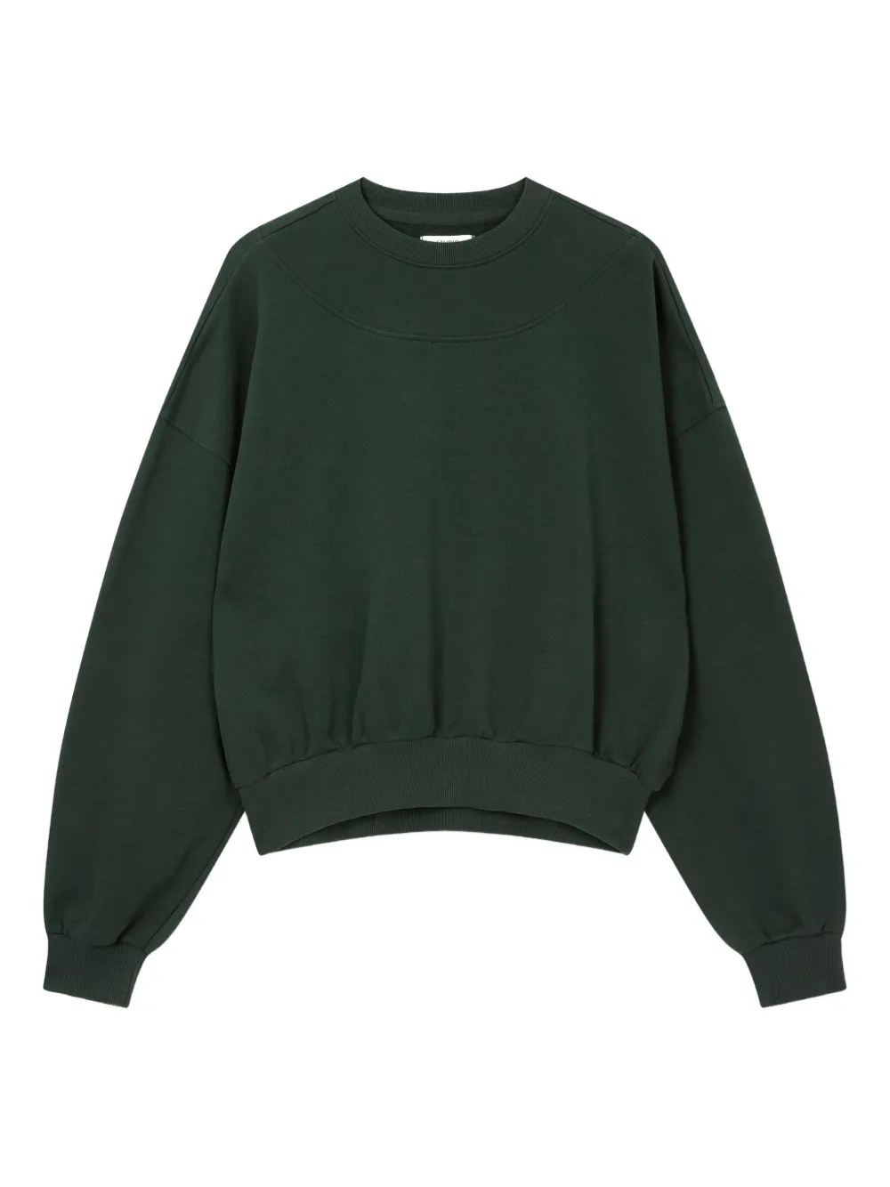 STUDIO TOMBOY round-neck cotton sweatshirt | Green | Image 1
