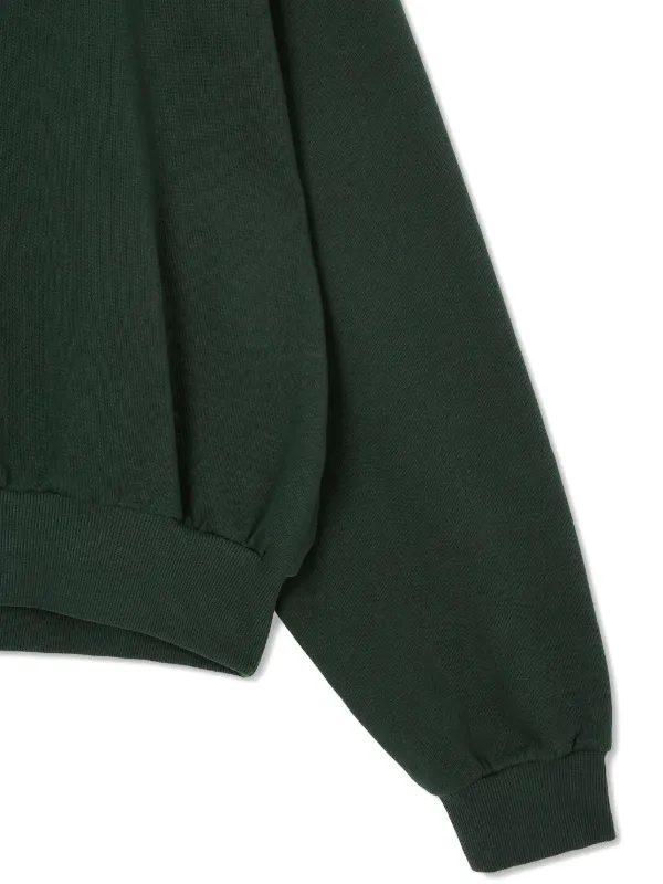 TOMBOY round-neck Cotton Sweatshirt | Green | FARFETCH CA