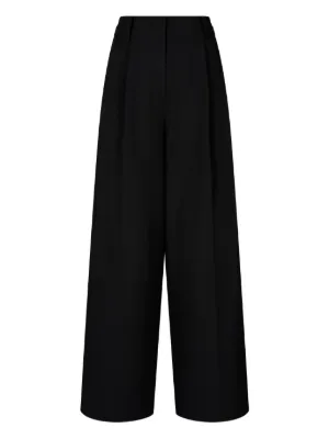 Sacai ストライプ ワイドパンツ | ブラック | FARFETCH JP