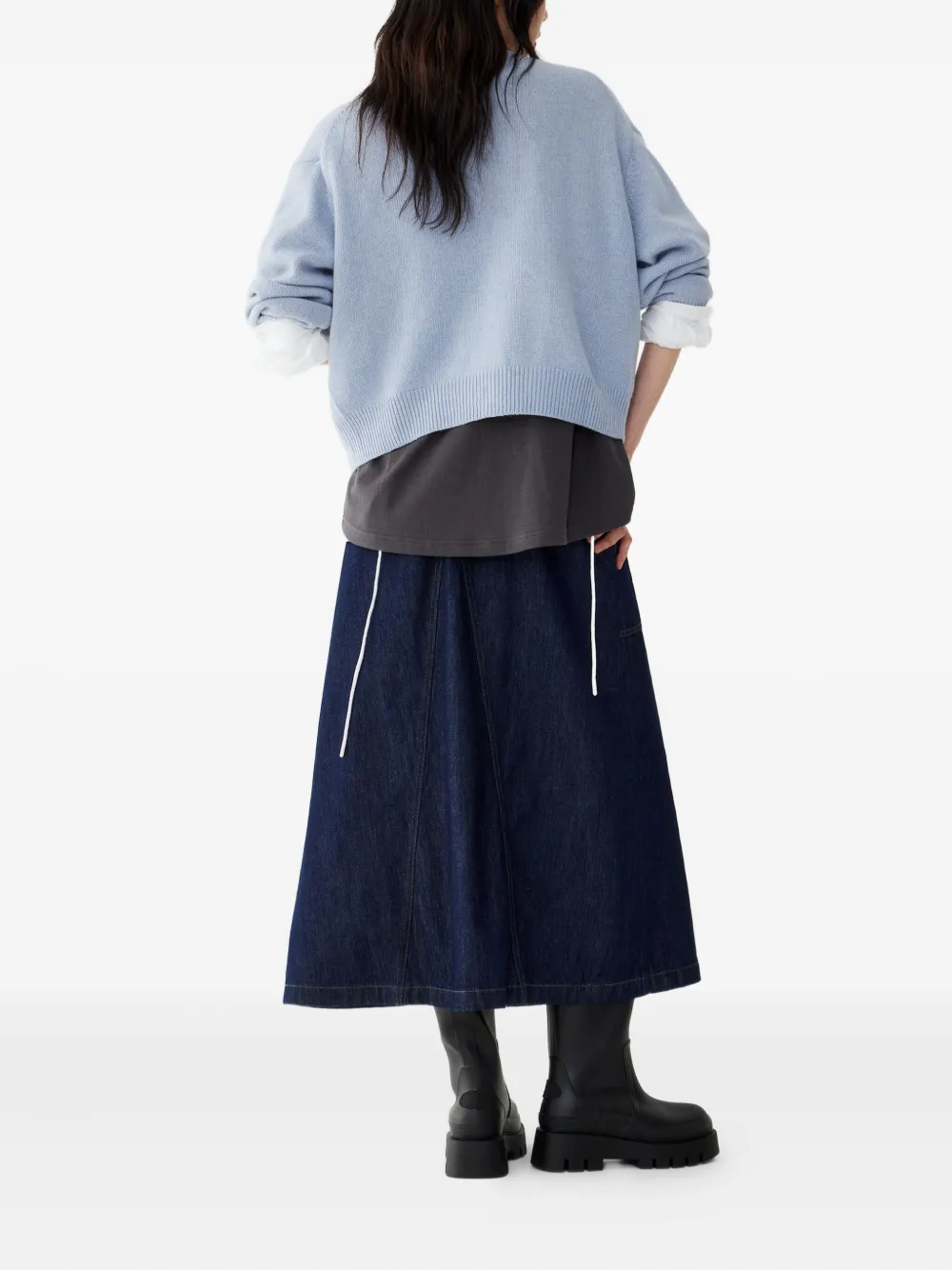 STUDIO TOMBOY logo-embroidered utton-front cardigan | Cardigans | Image 2